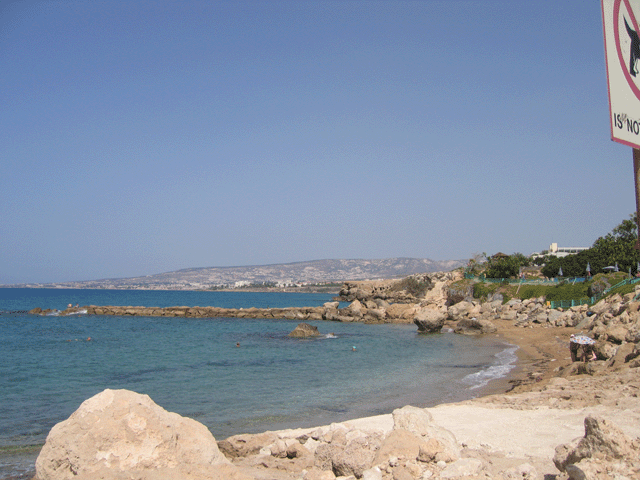 the nearest beach - walking distance from the villa-click back